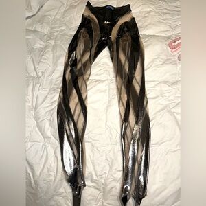 Muggler leggings chrome , size 36 worn once
